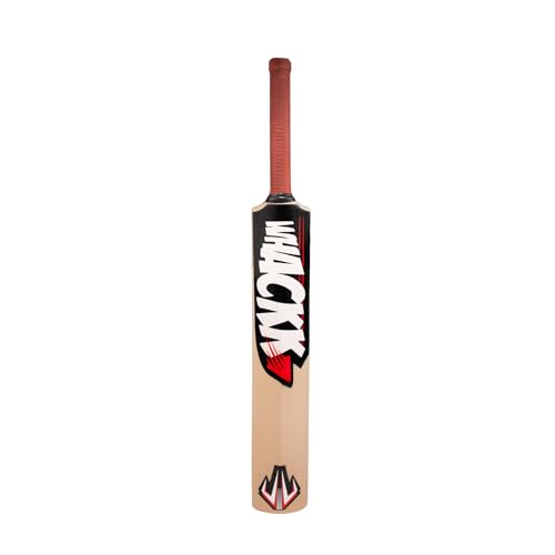 Image of WHACKK Double Blade Cricket Bat Full Size - Premium Virgin Plastic Hard Fiber Tennis /Turf Bat, Lightweight Tournament Size 8 for Adults & Seniors (Bisque)