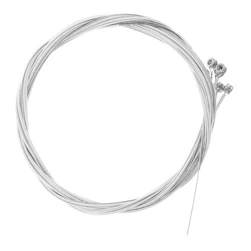 GOOHOCHY Replacement Guitar Strings 6 Pack Silver Plated Acoustic Strings Enhanced Tone Intonation for Rich Sound Quality Easy to Install