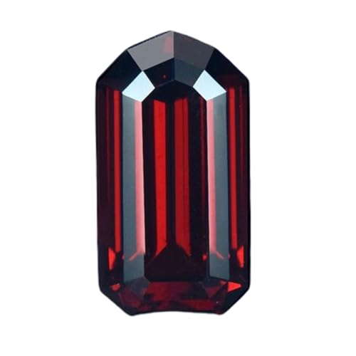 Grenat naturel précieux de 5x10 mm facetté avec soin pour haute joaillerie DIY