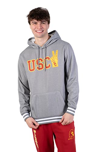 Ultra Game Men's NCAA Official Soft Fleece Pullover Hoodie Sweatshirt