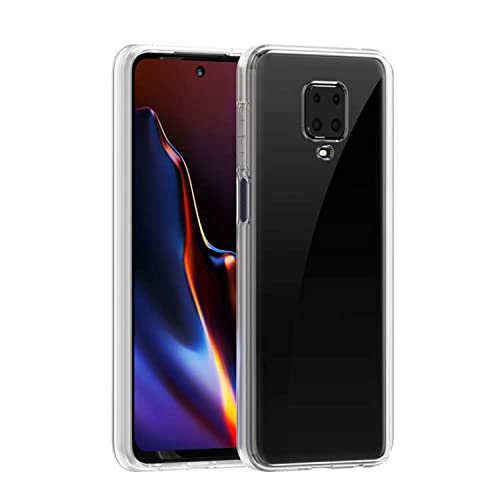 Image of Case Creation Redmi Note 9 Pro Max Premium Imported Quality 0.3mm Crystal Clear Totu Silicone Transparent Flexible Soft Corner Protection with TPU Slim Back Case Color Cover for Mi Note 9 Pro Max