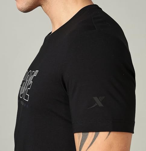 Image of XTEP Men Men's Training T Shirt Comfort Stretch & Eco Friendly Soft Touch | Odour Control, Breathable & Lightweight Performance T Shirt