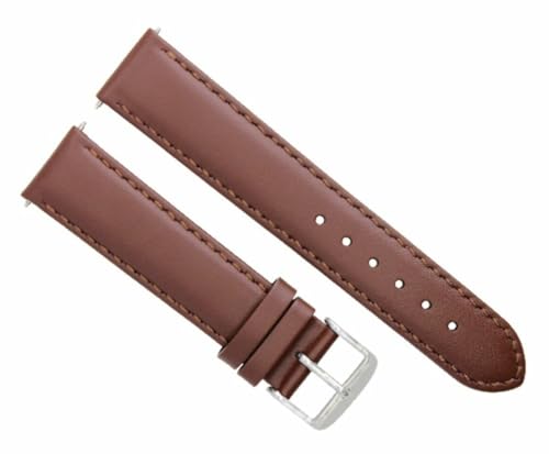 Ewatchparts 22mm Leather Watch Band Strap Compatible With Movado Bold 3600261 Watch Light Brown/Tan -  EWP010267