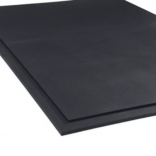 Image of Body Maxx Heavy Duty 10mm (Size of 4x3 feet) Thick Rubber Exercise Gym Floor & Equipment Mats (Pack of 2).