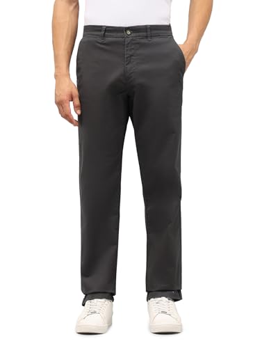 Image of U.S.Polo Association Men's Twill Riley Straight Fit Trousers (USTRO0634S Dark Grey 34)