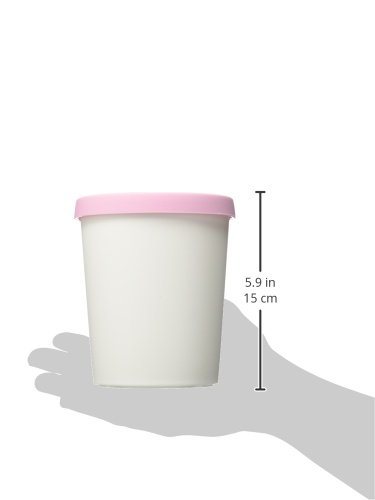 Tovolo Tight-Fitting, Stack-Friendly, Sweet Treat Ice Cream Tub - Pink