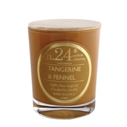 Vela en Vaso Perfumada Tangerine-Fennel, 2 Unidades en 2 Cajas (Pack Doble)