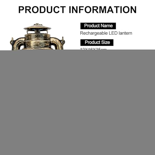Lanterne de camping portable robuste à 3 modes pour pannes de courant