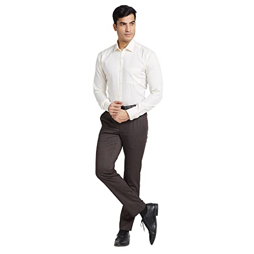Image of Park Avenue Men's Terry Rayon Blend Print Pattern Active Fit Flat Front Formal Trouser