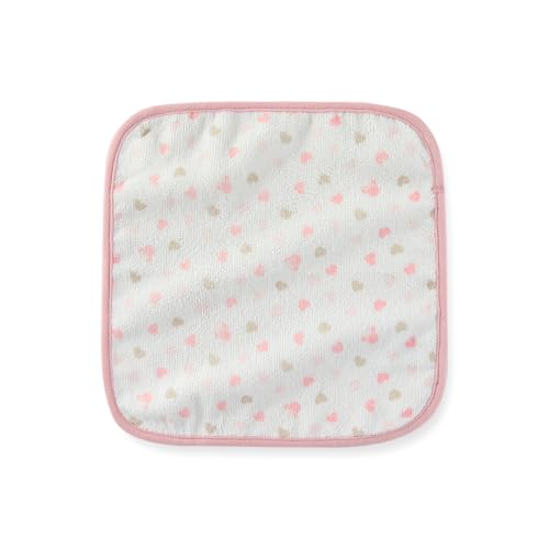 Image of Disney Baby Girls Minnie Mouse Hooded Baby-Bath Towel with 3 Washcloths Set for Newborn and Infants