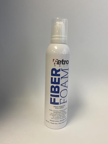 RETRO HAIR FIBER FOAM TEXTURE MOUSSE - VOLUME, TEXTURE, SHINE - 8oz