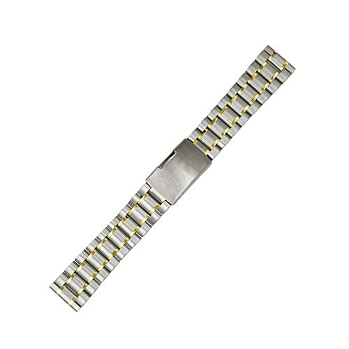 Sangle universelle acier inoxydable 20mm courroie métal montre homme femme