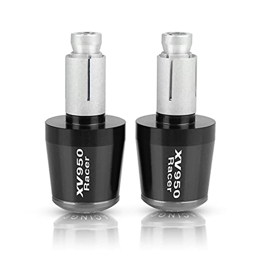 HSL Für Yamaha XV 950 Racer 2016 2017 2018 7/8 "CNC Motorrad Zubehör Lenker Bar Ends Griffe Slider XV 950 Racer XV950 Racer (Color : Gray)