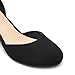 DREAM PAIRS Women's Closed Round Toe Low Block Heels Ankle Strap Chunky Heel Pumps Dress Wedding Office Party Shoes,Size 7.5,Black-Nubuck,DWUMPU2546