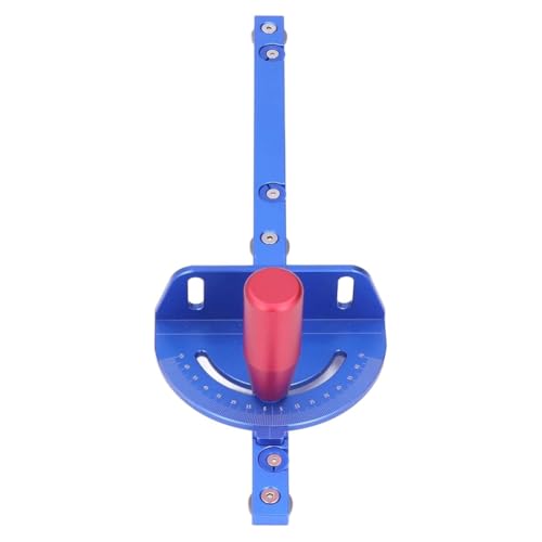 Ftyesger Calibre de Ingletes para de Mesa, Accesorios de de Mesa de Aleación de Aluminio Portátil con Dial Extraíble para Carpintería