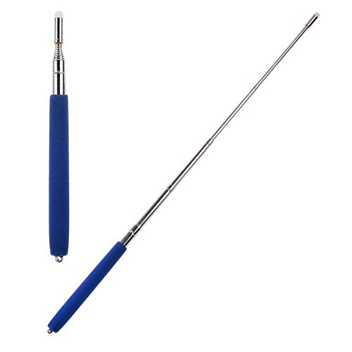 NUOBESTY Ponteiro telescópico retrátil retrátil para professores, apresentação de quadro branco para