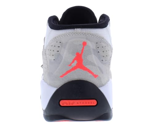 Jordan Boy's Zion 2 (Big Kid) White/Black/Photon Dust/Flash Crimson, 6.5 Big Kid M4