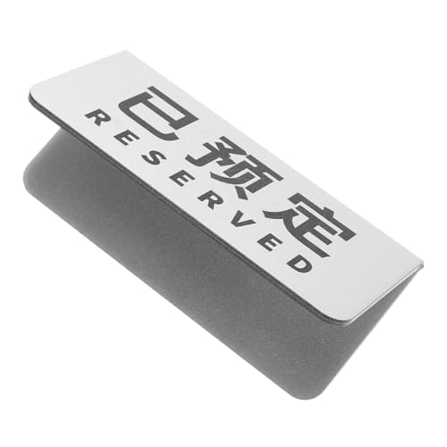 LIFKOME Acrylic Reserved Table Tent Sign Elegant Reservation Sign for Events Weddings and Parties for Easy Placement and Quick Setup