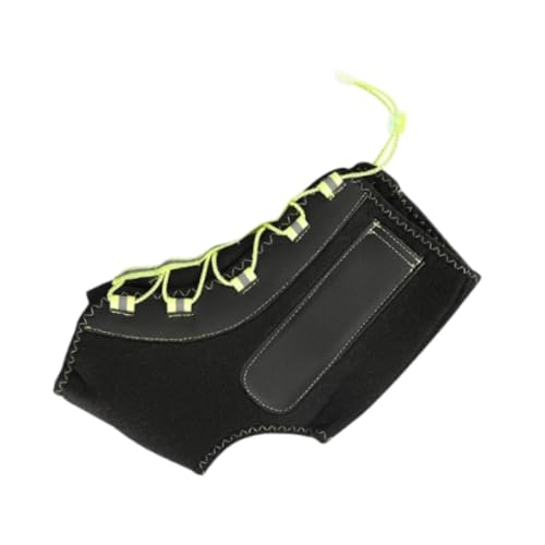 harayaa Ankle Brace Support Foot Brace Sports Protection Lightweight Drop Foot Brace Ankle Wrap Protector for Basketball Sport Dance, Black Green