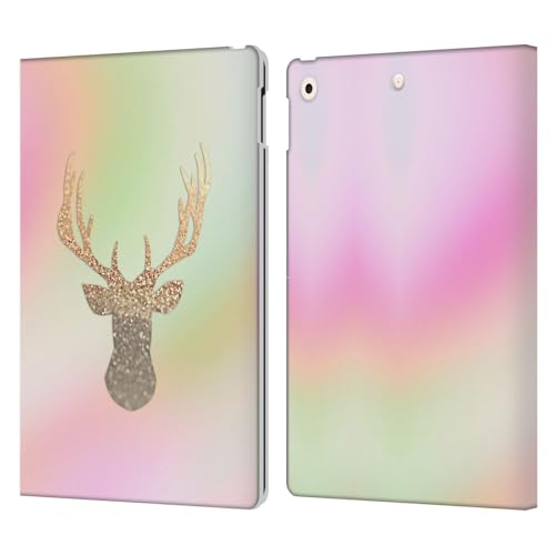 Housse iPad 10.2 Cerf Pays des Rêves Or pour travailler au café