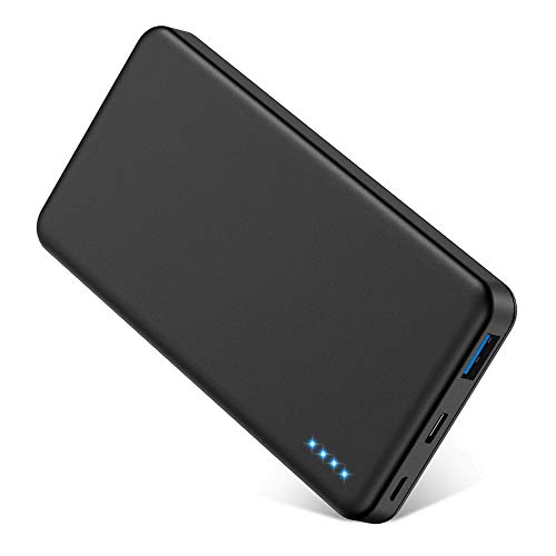 EGRD Portable Charger, 10000mAh Power Bank, QC3.0 18W PD Compact Battery Pack, Ultra Slim Fast Charging Charger USB C Power Bank for iPhone 11/ XS/Max/XR, Galaxy Note 10/S10, iPad Pro 2018