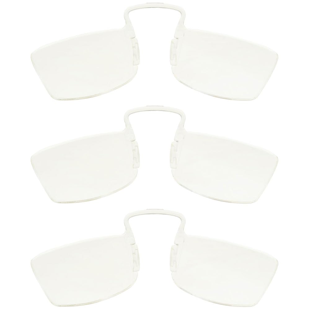 ClipFlipz Pince-Nez Plus Reading Glasses Rimless Nose Reader Clip Mini Credit Card Magnifier 3 Pack +1.00 - Image 2