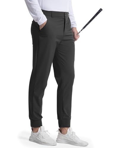 Men's Golf Joggers Pants Lightweight Stretchy Slim Fit Pants Casual Wear with Pockets for Golf Running Work Travel2