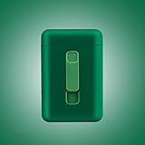  Caja de Cigarrillos con Mechero Portátil Caben 20 pcs Pitilleras para Cigarrillos Mujer Grandes con Encendedor USB,Green