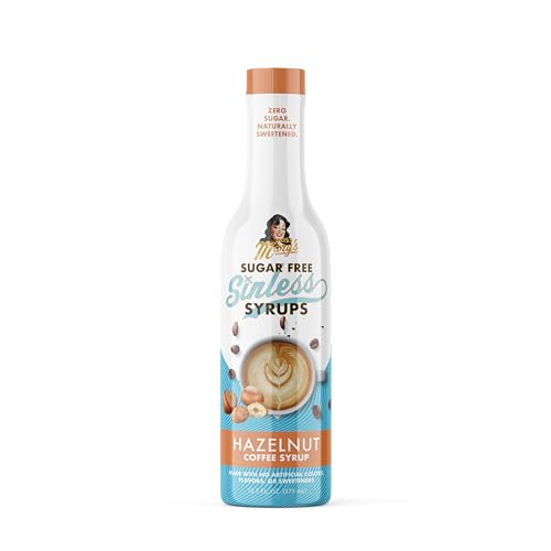 Sugar Free Hazelnut Sinless Syrup - Stevia Based, No Sugar Alcohols or Sucralose, No Artificial...