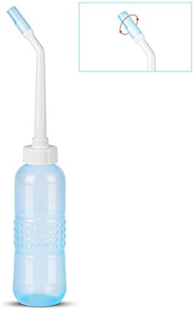 Portable Sprayer Bidet Bottle Sitz Bath for Toilet for Personal Cleansing, Hemorrhoids, Pregnancy, Bladder, Perineal Care (Blue)