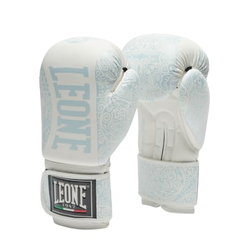 Gants de boxe Maoris LEONE 1947 blanc 10 oz GN070 équipement de kickboxing