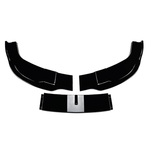 Aileron de pare-chocs avant d'exception en noir brillant pour BMW Série 5 E60 E61 Sport