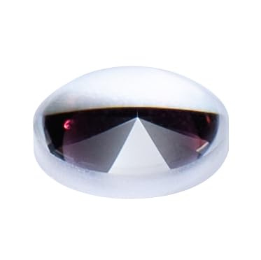N-BK7 Plano-Convex Lens (PCX) | 9mm Dia, 12mm EFL | AR Coating: R<0.5% (350-700nm) for Laser Collimation, Focusing, Spectroscopy & Imaging