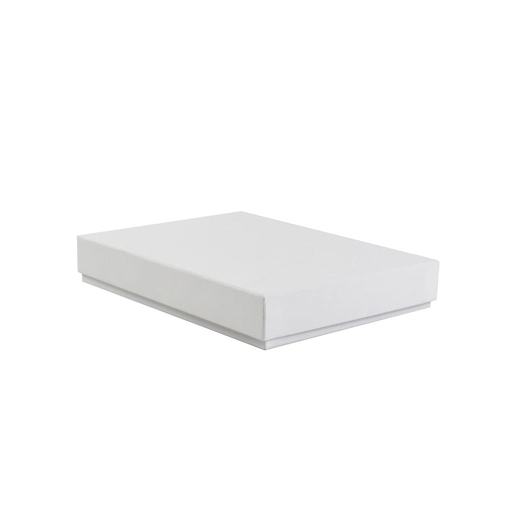 Packaging World A5 Luxury Rigid Presentation Stationery Gift Box 35mm (White)