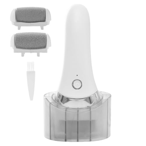 Eliminador de callos de pies, 3 modos resistente al agua con cepillo de limpieza, lijadora eléctrica de pies y lima - para tacones secos agrietados de hombres, mujeres y personas mayores
