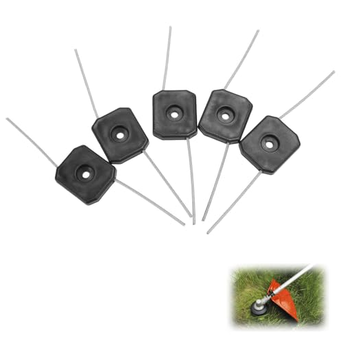 5 Pcs 150mm Trimmer Line Lightweight,String Trimmer Head Portable Trimmer Head Replacement Parts Garden Tool Strimmer Accessories for Electric Grass Trimmers Trimming Gardens Lawns Crops