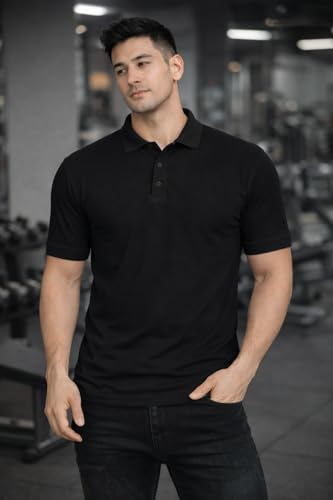 Image of Men Regular fit Polo Neck T Shirt||Casual Wear ||Half Sleeve Tshirt for Men