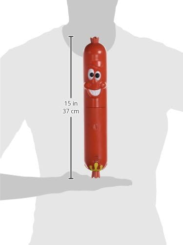 Chipo Barjo game unit held vertically, showing its approximate size of 15 inches or 37 cm.