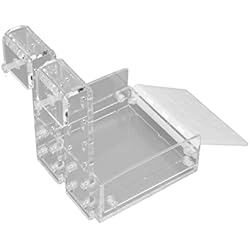 Fregadero Acrilico Shanrya Plataforma de Tortuga de Acuario, Plataformas de Acuario de Tanque de Peces Transparentes Acrílico Resistente Fácil de Instalar para Rana de Tortuga de Reptil Pequeño(TD)