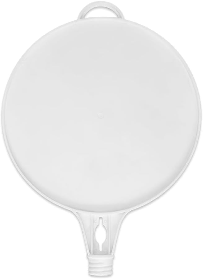 28CM Round Empty Sign Plate for Traffic Cone | Cone-Top Mountable Blank Sign with Threaded Socket & Carry Handle