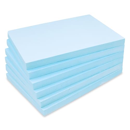 6 Stück Schaumplatte Hartschaum Schaumplatte Bastelplatte 30x20x2cm DIY Modell Styroporplatten Schaumplatte Hartschaumstoff Styroporplatten für Landschafts Modellierung Gebäude Diorama Basis