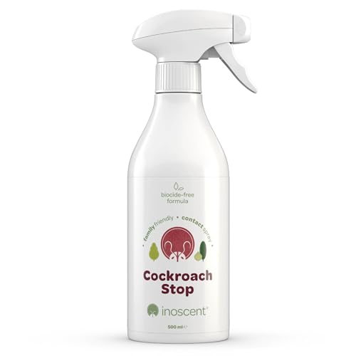 Inoscent Kakerlaken Stopp 500 ml Biozidfreies Kakerlakenspray - wirkt gegen Kakerlaken & Schabenbefall - eliminiert bei Kontakt ideal für Innenbereiche