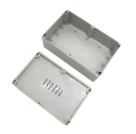 TESSERACT IP65 Waterproof ABS Junction Box Enclosure for Electronic Panels I Insulating & Durable Power Junction Box (Quantity: 1 Enclosure Box with screws, Dimension: 115mm x65mm x 40mm, Color: Grey)