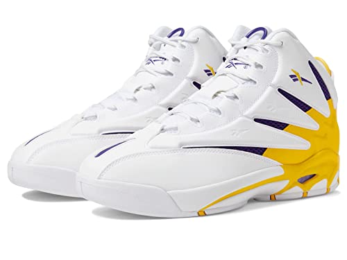 Reebok The Blast White/Always Yellow/Bold Purple Men's 10, Women's 11.5 Medium