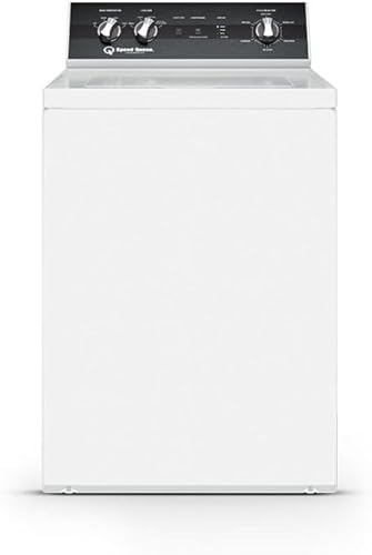 Speed Queen TR5003WN Lavadora de carga superior de 26" con capacidad de 3.2 pies cúbicos, velocidad máxima de giro de 840 RPM, control de perilla,