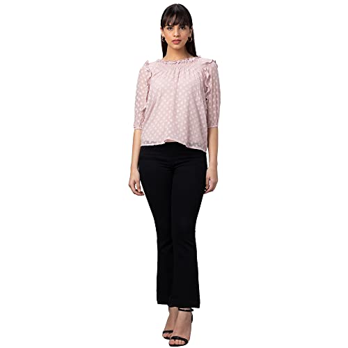 Image of Globus Women White Solid Sleeveless Top