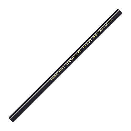 Lápiz carbón Faber-Castell calidad artista suave negro miniatura 1