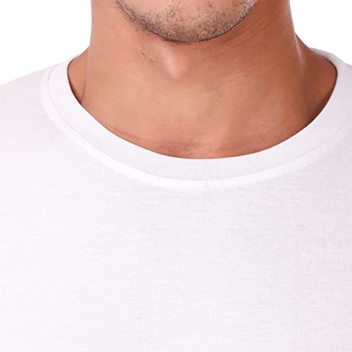 Image of Men's Plain Tshirt | Any Time Wear | Black & White Tshirt |Regular fit Half Slevees Round Neck Pure Cotton Black & White Tshirt | Pack of 2 | Pack of 3
