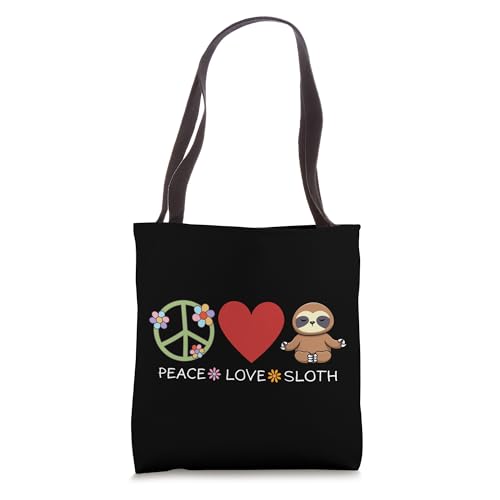 Bolso tote Peace Love Sloth miniatura 1