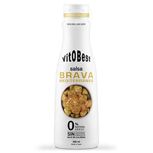 VITOBEST SALSA BRAVA MEDITERRANEA, 0% MATERIA GRASA, 250 ML